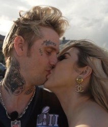 Aaron Carter & Melanie Martin