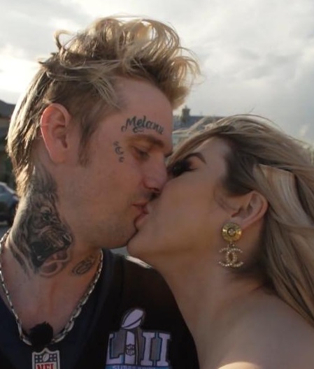 Aaron Carter & Melanie Martin
