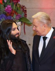 Conchita Wurst (32) & Klaus Wowereit