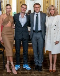 Hailey & Justin Bieber, Emmanuel & Brigitte Macron