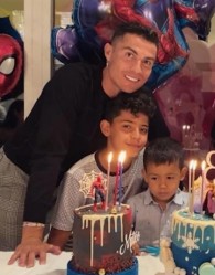 Cristiano, Cristiano Jr. & Matteo Ronaldo