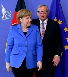 Angela Merkel & Jean-Claude Juncker