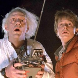 Christopher Lloyd & Michael J. Fox @ "Back To The Future"