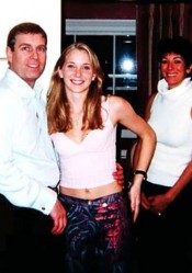 Andrew, Virginia Guiffre & Ghislaine Maxwell