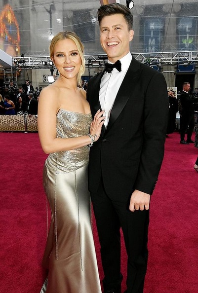 Scarlett Johansson & Colin Jost