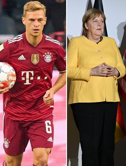 Joshua Kimmich / Angela Merkel
