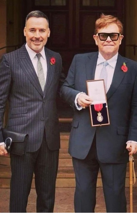 David Furnish & Elton John