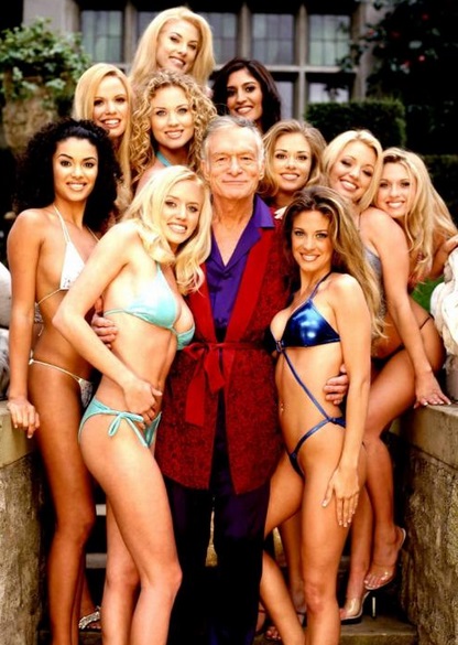 Hugh Hefner (c.)