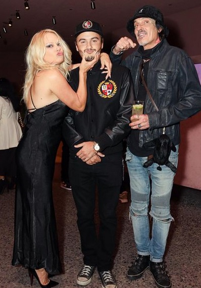Pamela Anderson, Brandon & Tommy Lee