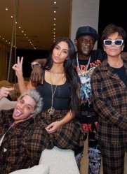 Pete Davidson, Kim Kardashian, Flavor Flav & Kris JennerPete Davidson, Kim Kardashian, Flavor Flav & Kris Jenner