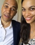 Cory Booker & Rosario Dawson