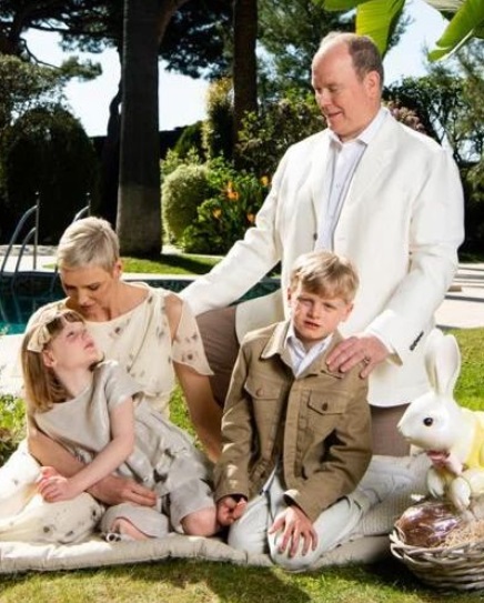 Charlène, Gabriella, Jacques & Albert II