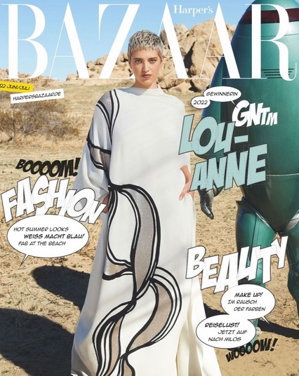 Lou-Anne @ "Harper's Bazaar"