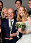 Rupert Murdoch & Jerry Hall (c.)