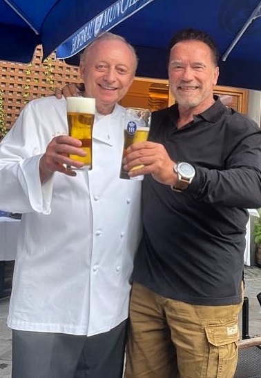 Alfons Schuhbeck & Arnold Schwarzenegger (75)