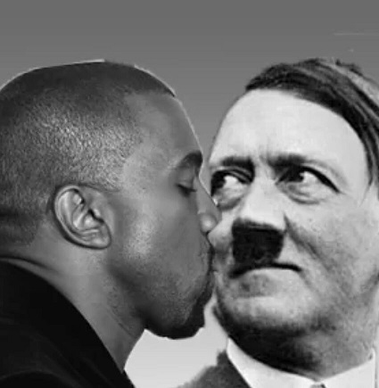 Kanye West & Adolf Hitler (fotomontažas)