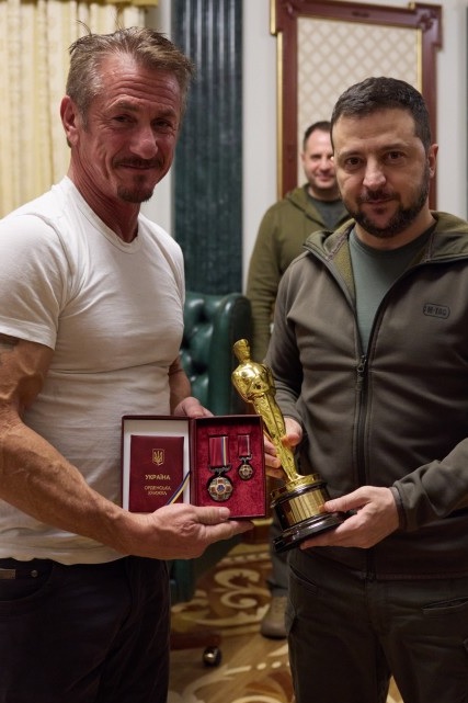 Sean Penn & Volodymyr Zelenskyy