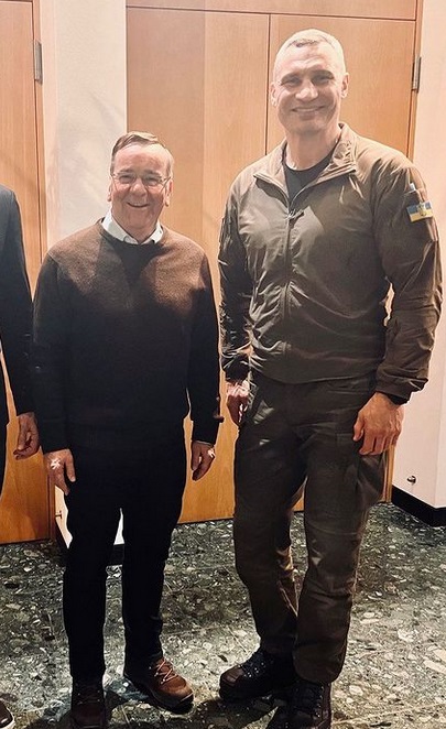 Boris Pistorius (62) & Vitali Klitschko