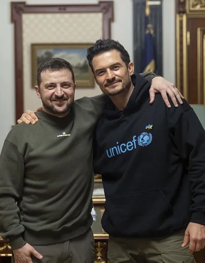 Volodymyr Zelenskyy & Orlando Bloom