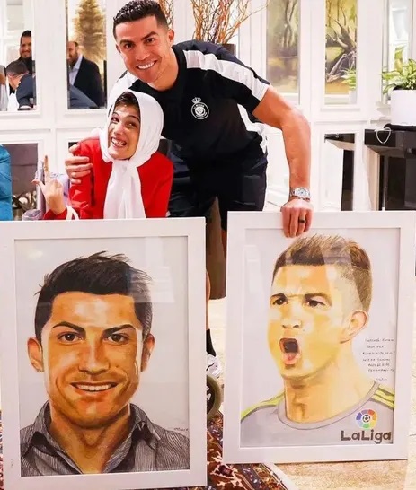 Fatima Hamimi & Cristiano Ronaldo