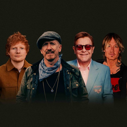 Ed Sheeran, Foy Vance, Elton John & Keith Urban