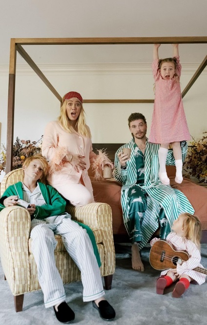 Luca Koma, Hilary Duff, Matthew, Banks & Mae Koma
