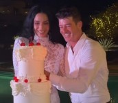 April Love Geary & Robin Thicke