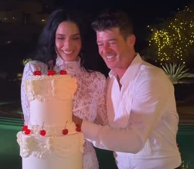 April Love Geary & Robin Thicke