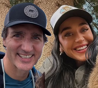 Justin Trudeau / Katy Perry (koliažas)