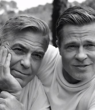 George Clooney ir Brad Pitt ("GQ")