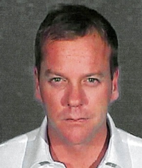 Kiefer Sutherland (policijos foto)