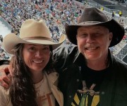 Adriana Gillett ir James Hetfield