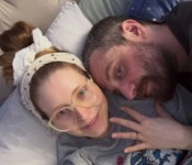 Jessie Cave ir Alfie Brown