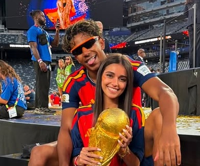 Lamine Yamal ir Inés García