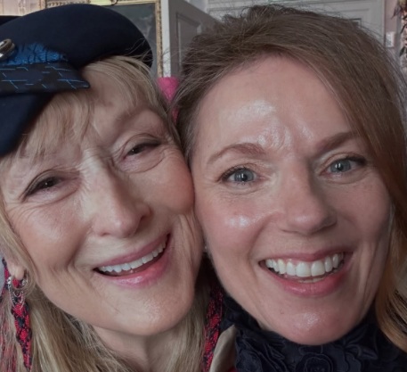 Meryl Streep ir Geri Halliwell-Horner