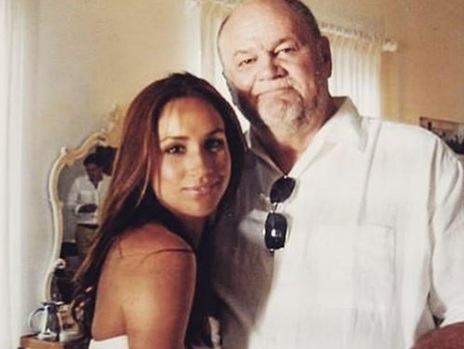 Hercogienė Meghan ir Thomas Markle