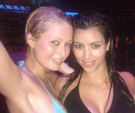 Paris Hilton ir Kim Kardashian